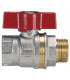 Ball valve alu butterfly handle MF 1/4" ASTER- EFFEBI - 0825R402