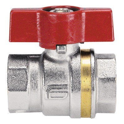 Ball valve alu butterfly handle FF 1" ASTER- EFFEBI - 0824R406