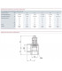 Soupape chauffage 4b molette F1/2" x F3/4"- GOETZE - 651MHNK-15-F/F-1 4B