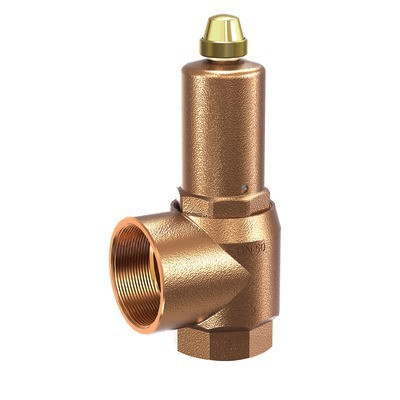 Heating valve 5b with enlarged outlet thumb wheel F1"1/2- GOETZE - 651mHNK-40-f/f-4