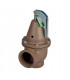 Soupape chauffage 4b levier sortie majorée F1"1/2- WATTS INDUSTRIES - 2226264