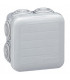 Boite de dérivation carrée PLEXO Ø65x65x40 grise- LEGRAND - 092005