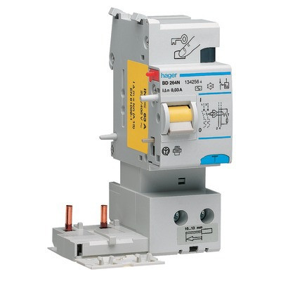 Differential block 2P 25A 300mA type AC- HAGER - BF226