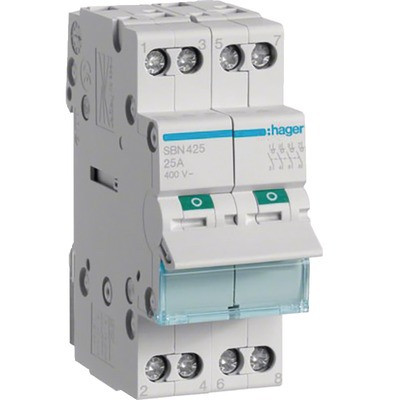 Modular switch 4-pole 40A- HAGER - SBN440