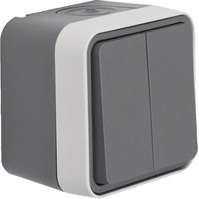 Double interrupteur va et vient CUBYKO s- HAGER - WNC040
