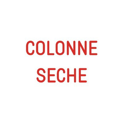 Étiquette rigide colonne sèche- DIFF - 111789