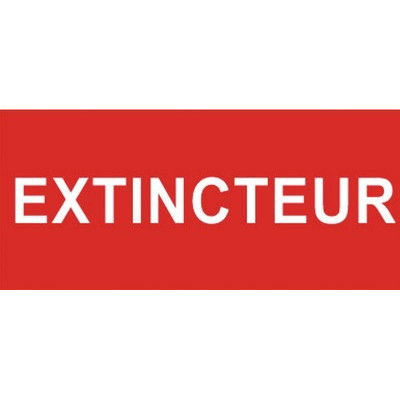 Étiquette rigide extincteur- DIFF - 111791