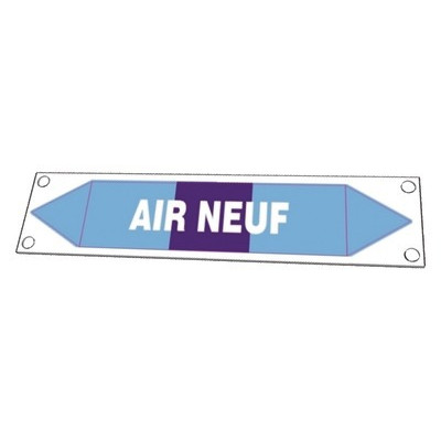 Étiquette souple adhésive air neuf- DIFF - 111802  - (X10)