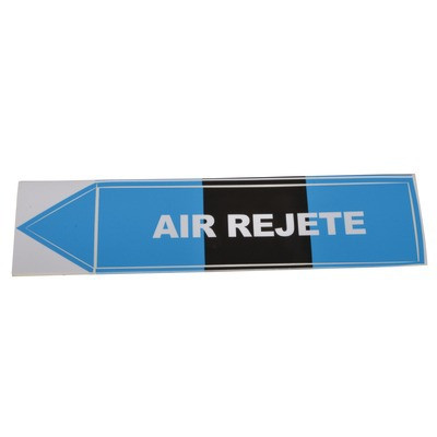 Étiquette souple adhésive air rejeté- DIFF - 111803  - (X10)