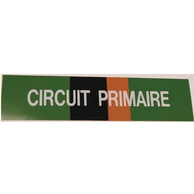 Étiquette souple adhésive circuit primai- DIFF - 111808  - (X10)