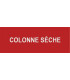 Étiquette souple adhésive colonne sèche- DIFF - 111810  - (X10)