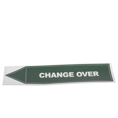 Étiquette souple adhésive Change Over- DIFF - 111812  - (X10)
