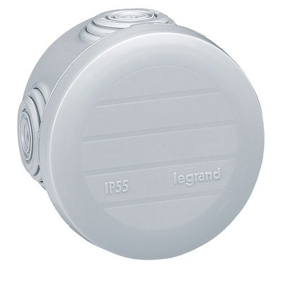Boite de dérivation ronde PLEXO Ø60 grise- LEGRAND - 092001