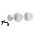 Grey knob, (3 pieces)- VAILLANT - 114288