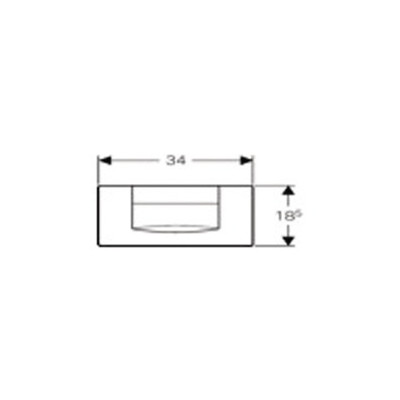 Flush plate- GEBERIT - 115.222.21.1