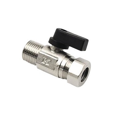 Robinet sphérique 1/2 avec entrée eau fr- IMMERGAS - 1.1572