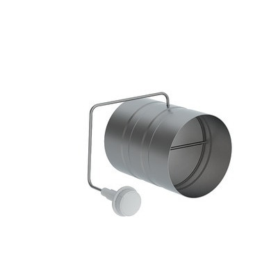 Registre avec commande par câble  RFCC Ø 125 L. 1,5 m- ANJOS - 1202