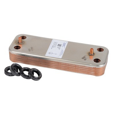 10 plate DHW heat exchanger- BAXI ROCA - 125565365