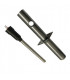 Plug with resistor support tube 230W 153mm- DIFF - 150048
