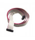Flat cable 16-contact connector 1000mm- DIFF - 150389