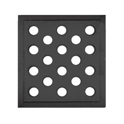 Rejilla de fundición para chimeneas 160x160 mm- DIFF - 150564