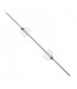 Square rod for rotisserie length 815mm- DIFF - 150571