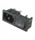 Toma VDE e interruptor 0/1 rectangular- DIFF - 150648