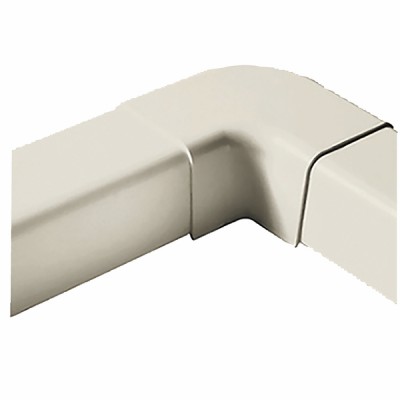 Curva plana 110x75 blanco crema 9001 (X 6) - DIFF