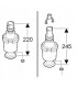 Universal flush valve for concealed cistern- GEBERIT - 240.114.00.1