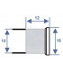 NTC sensor- DIFF pour ELM Leblanc - 87167602520