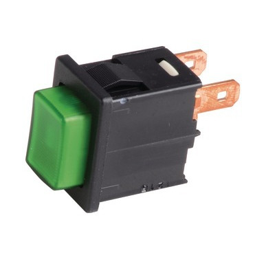Bouton poussoir L4 N/vert- DIFF pour De Dietrich Chappée - V15804542