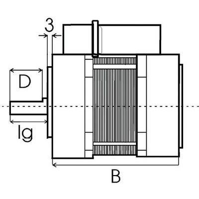 Burner motor 85W SGB- DIFF pour De Dietrich Chappée - S58209849