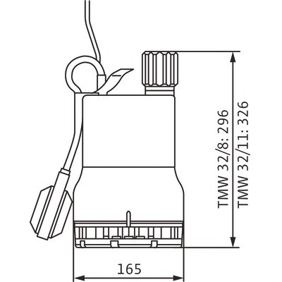 Domestic cold water condensate pump tmw 32/11- WILO - 4048414
