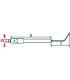 Electrodos D 11 T3- DIFF pour Cuenod - 66634+66647