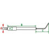 Flame sensing probe C28/C34- DIFF pour Cuenod - 146329