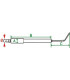Électrode allumage C135/200- DIFF pour Cuenod - 13015834  - (X2)