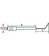 Flame sensing probe p/C7- DIFF pour Cuenod - 145766