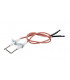 Ignition electrode with cables- DIFF pour De Dietrich Chappée - JJJ008620300