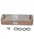 Echangeur sanitaire 14 plaques- DIFF pour De Dietrich Chappée - 7672687