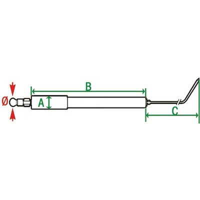Sonde ionisation UNIT GAZ- DIFF pour Viessmann - 7810148
