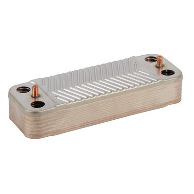 Domestic hot water exchanger 14 plates- DIFF pour De Dietrich Chappée - 711613000