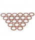Flat gasket 27.4 x 18.2 x 2- DIFF pour De Dietrich Chappée - S62730  - (X20)