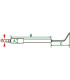 Specific electrode abf 10-- DIFF pour Bentone - 11593701  - (X2)