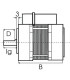 Motor quemador EB 95 C35/2 90 W- BENTONE - 92090401