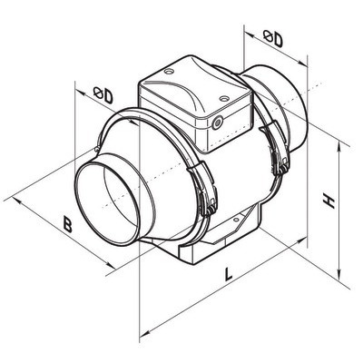 Aérateur pour conduits longs TT PRO 200- NATHER - 999213