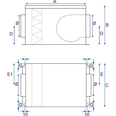 Caisson MINIBLUE 160- CALADAIR - CET018081