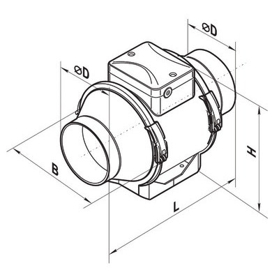 Aérateur conduits longs TT expert 125- NATHER - 999210