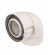 Codo 87° PPTL/PVC blanco UBBINK 227520- UBBINK - 229520
