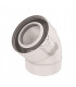 Codo a 45° gasóleo/gas- UBBINK - 229500  - (X2)