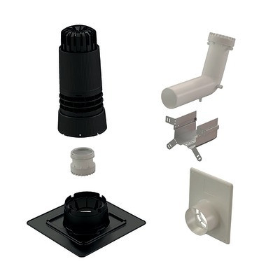 KIT C RENOLUX Ø60 black- UBBINK - 184426